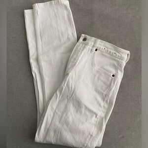 Abercrombie & Fitch Straight Leg White Jeans